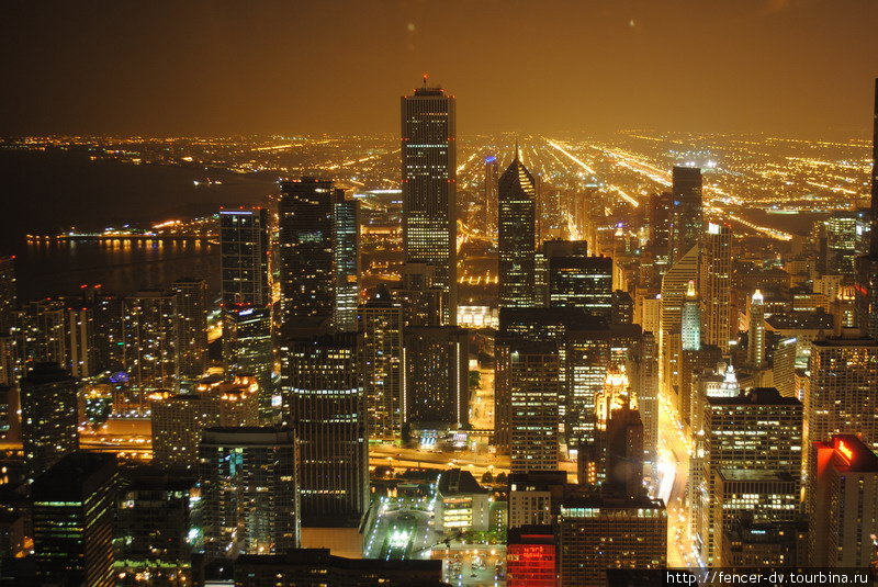 Чикаго ночью