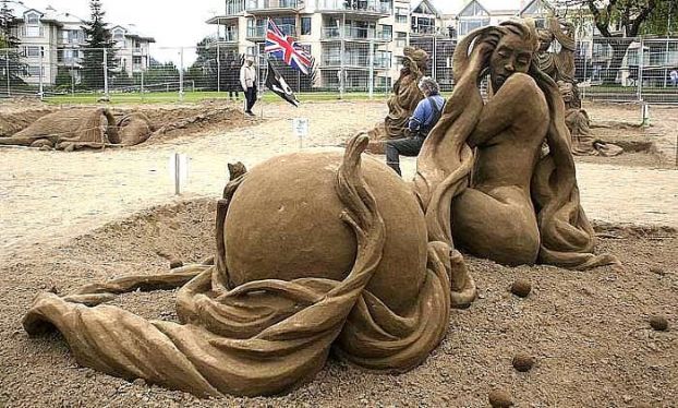 Незабываемые скульптуры из песка.