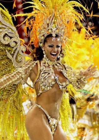Бразильский Карнавал в Рио 2015 года.