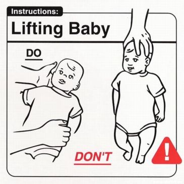 Инструкция по уходу за маленьким ребёнком.