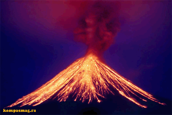 Действующие вулканы