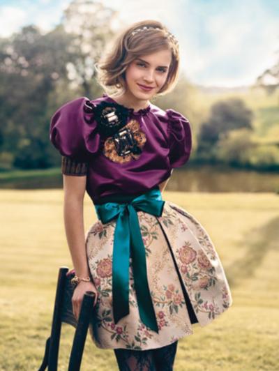 Emma Watson in Teen Vogue